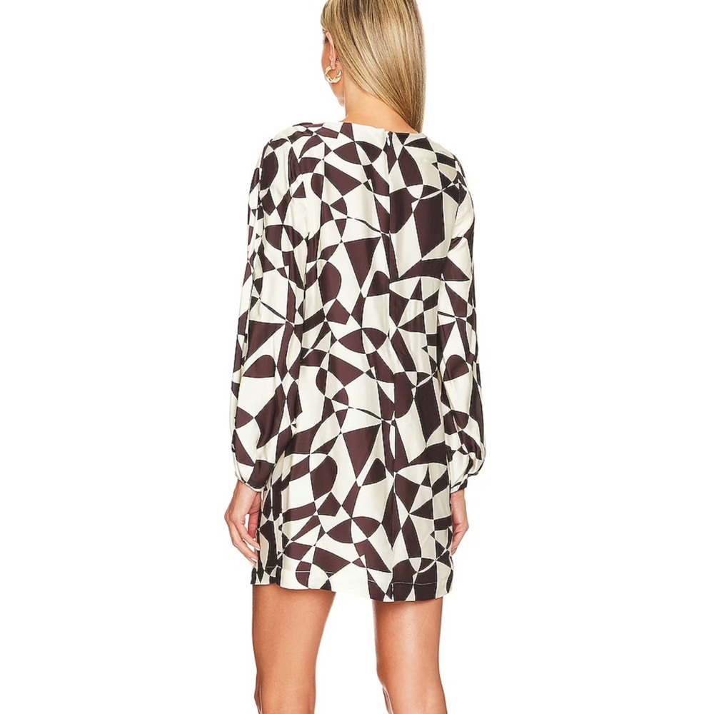 Maja L’Academie Mini Dress in Black & White Geo. Size XXS. NWT. NEW IN BAG - Picture 4 of 10